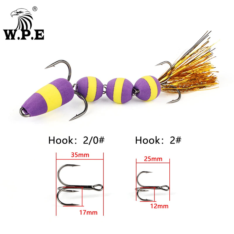 W.P.E Fishing Lure Size L Multicolor Soft Fishing Lure Artificial Lure Bass Fishing Tackle Wobblers Swim Bait Pesca New MANDULA
