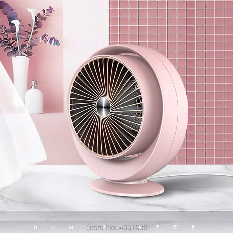 Mini Portable Electric Space Heater Home Office Desktop Warm Air Heater Warmer Fan Silent Fast Heat Student dormitory