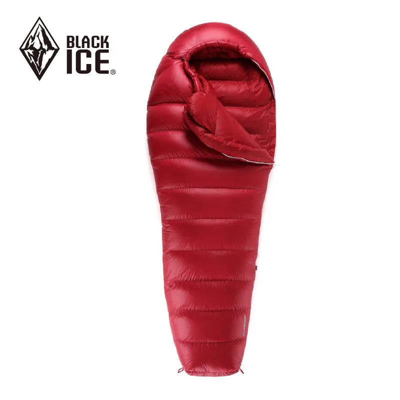 Black Ice G-series 700FP 15D Ultralight Mummy 90% Goose Down Sleeping Bag Ultra Warm Camping Blackice G200 G400 G700 G1000 G1300