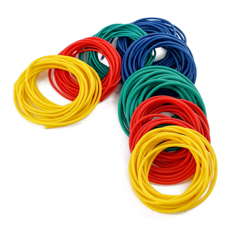 New 20/50m Solid Core Pole Elastic Fishing Lines Diameter 1.8-3.2mm Yellow Green Blue Latex Tube Retention Rope Fishing Tackles