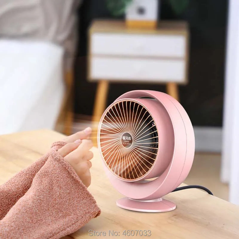 Mini Portable Electric Space Heater Home Office Desktop Warm Air Heater Warmer Fan Silent Fast Heat Student dormitory