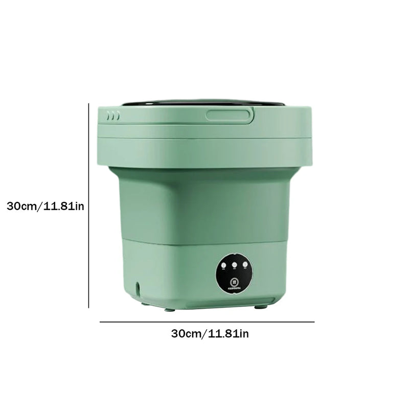Baby Clothes Washer 6.5L Small Washing Machine 3 Modes Wash and Spin Dry for Camping Travel RV Self-Drive for Student Dormitory