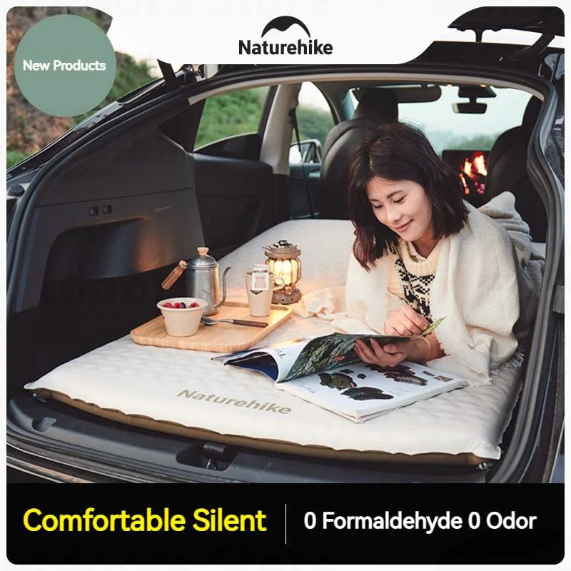 Naturehike Air Matt Camping Ultralight Portable Self-inflating Outdoor Travel Car Air Mat 2 Person Inflatable Sleeping Mattress