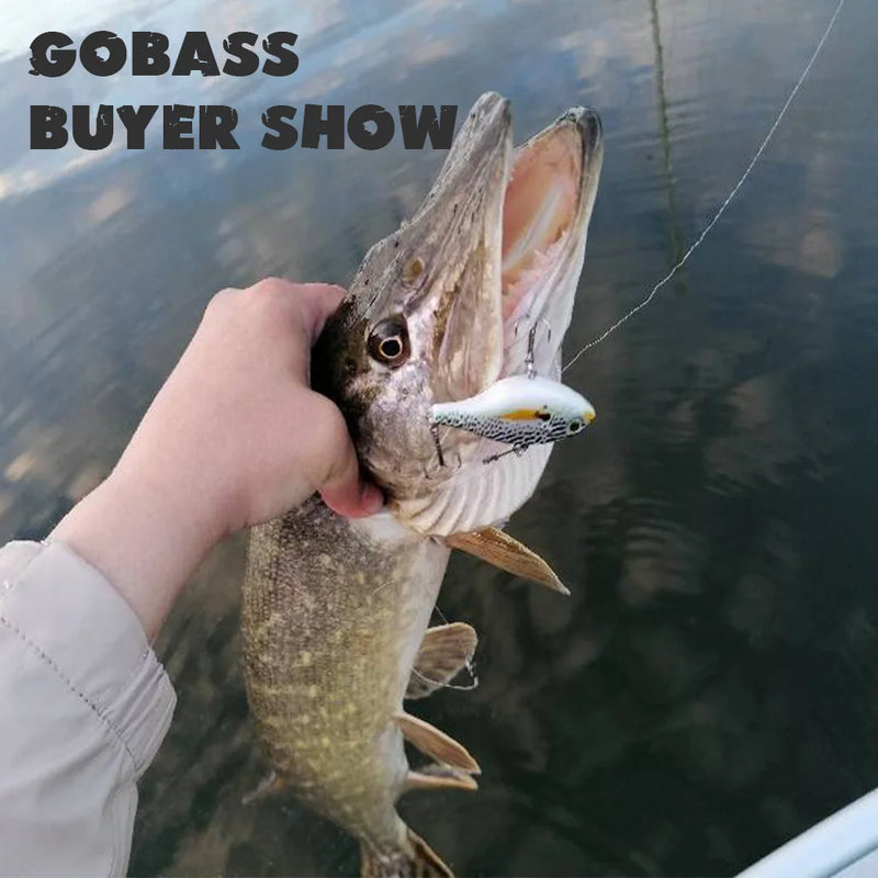 GOBASS Lipless Crankbait Fishing Tackle 2021 Rattling Baits VIB Fishing Lure 18/21g Wobblers For Pike Perch Metal Vibration Bait