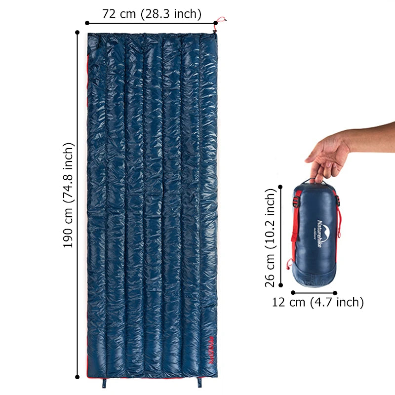 Naturehike cw280 Sleeping Bag Naturehike CWM400 Camping Ultralight Sleeping Bag Winter Duck Down Waterproof Sleeping Bags
