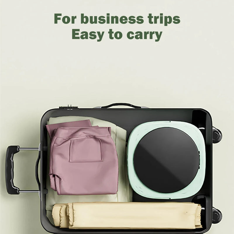 Baby Clothes Washer 6.5L Small Washing Machine 3 Modes Wash and Spin Dry for Camping Travel RV Self-Drive for Student Dormitory