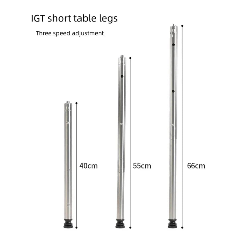 Tryhomy Camping IGT Table Free Combination Table Stainless Steel IGT Accessories Outdoor Portable Folding Aluminium Alloy Table