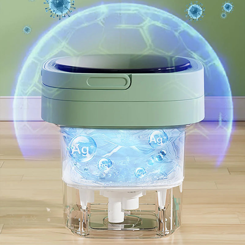 Baby Clothes Washer 6.5L Small Washing Machine 3 Modes Wash and Spin Dry for Camping Travel RV Self-Drive for Student Dormitory