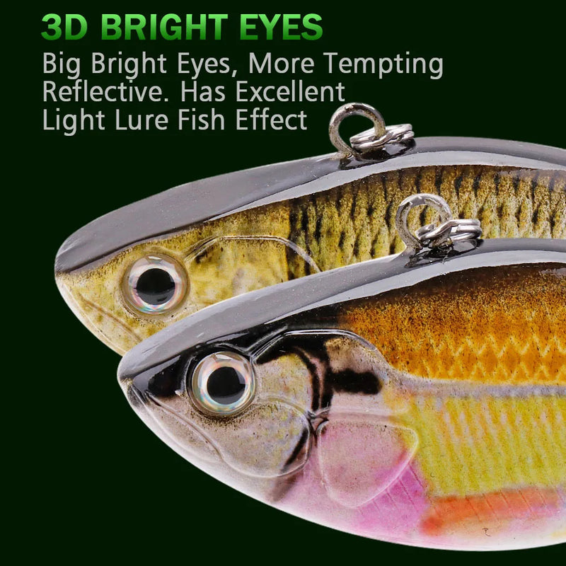 GOBASS Lipless Crankbait Fishing Tackle 2021 Rattling Baits VIB Fishing Lure 18/21g Wobblers For Pike Perch Metal Vibration Bait